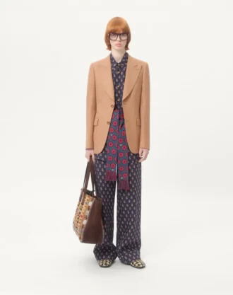 Camisa ligera de lino con estampado Voyage Imaginaire