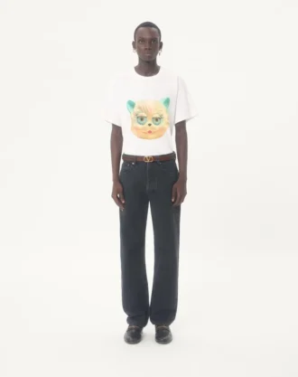 Camiseta de algodón Valentino con estampado Le Chat De La Maison