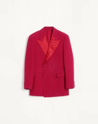 Chaqueta cruzada de lana Grain De Poudre
