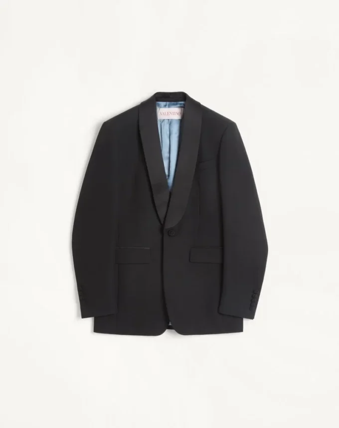 Chaqueta de esmoquin de lana
