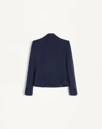 Chaqueta de viscosa con lazo