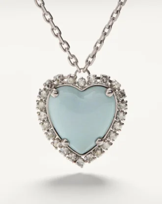 Collar Coeur Hyperbole de metal, resina y cristales Swarovski®
