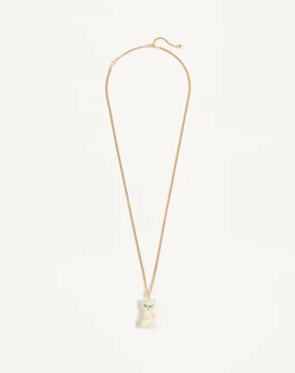 Collar Le Chat De La Maison en metal, nailon y cristales Swarovski®.