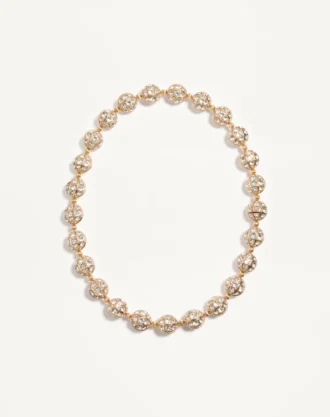 Collar Poetiques Des Gouttes de metal y cristal Swarovski®