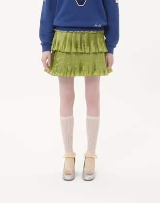 Falda de tafetán