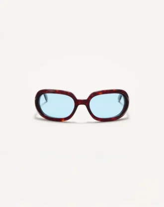 Gafas ovaladas envolventes de acetato