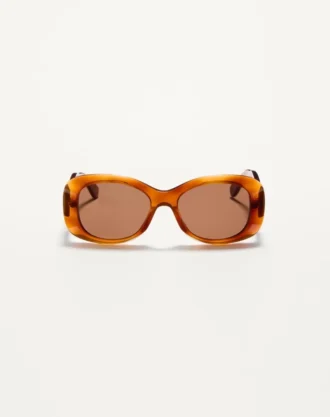 Gafas rectangulares de acetato de los años 70
