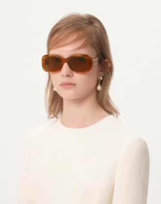 Gafas rectangulares de acetato de los años 70