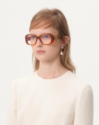 Gafas rectangulares de acetato de los años 70