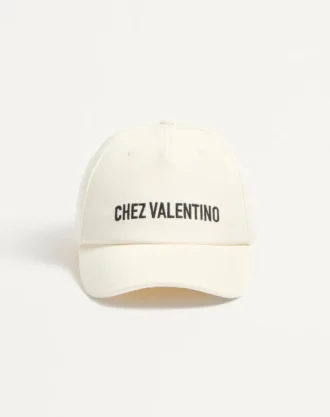 Gorra de béisbol de algodón Chez Valentino
