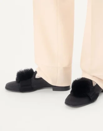 Mocasines Bowow de tejido moiré