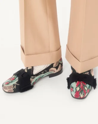Mocasines Bowow en tejido jacquard