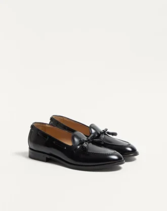 Mocasines Bowshire de piel de becerro brillante
