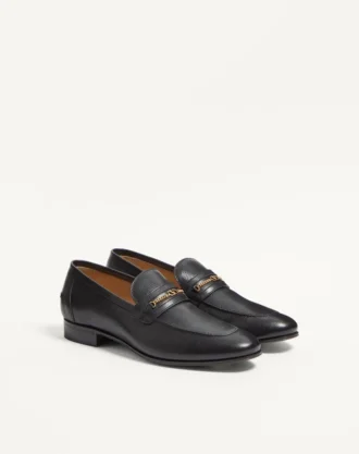 Mocasines de piel de cabrito con detalle VLogo Signature