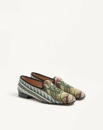 Mocasines Les Alcôvettes en tejido gobelino