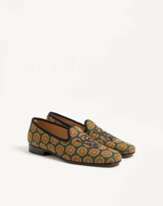 Mocasines Les Alcôvettes en tejido jacquard