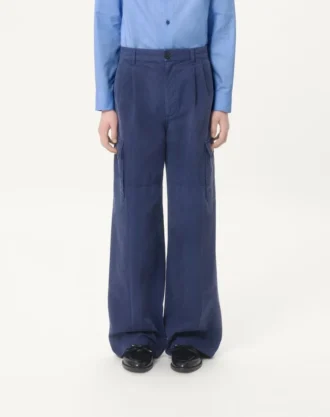 Pantalones cargo de denim