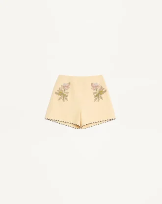 Pantalones cortos bordados