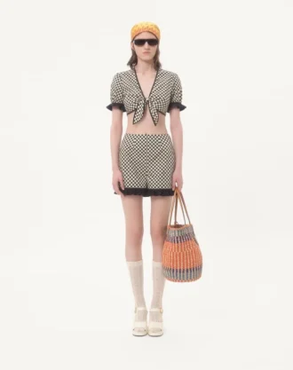 Pantalones cortos de popelín con estampado Plus De Pois