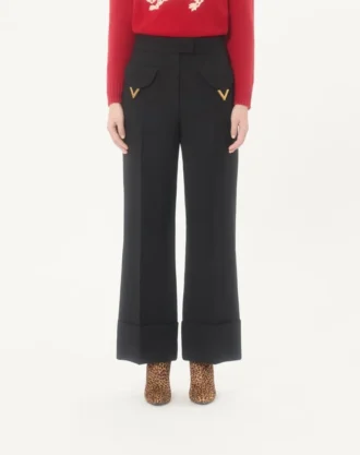 Pantalones Crepe Couture