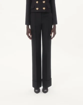 Pantalones de crepé Couture