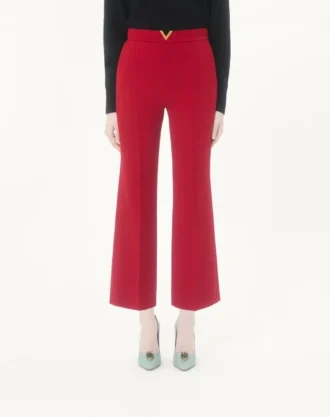 Pantalones de crepé de lana