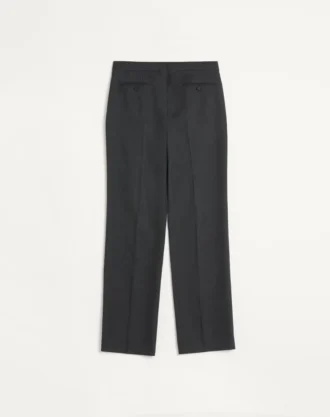 Pantalones de gabardina de lana