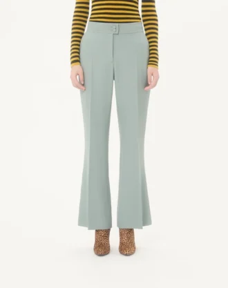 Pantalones de lana ligera diagonal