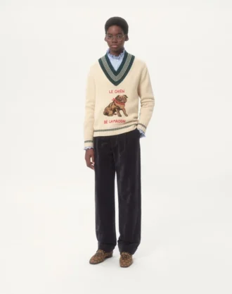 Pantalones de terciopelo de algodón y lino lavado