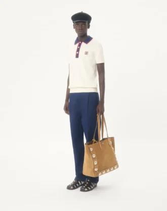 Pantalones Valentino de gabardina de algodón