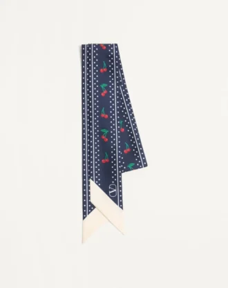 Pañuelo bandeau de seda Cherryfic