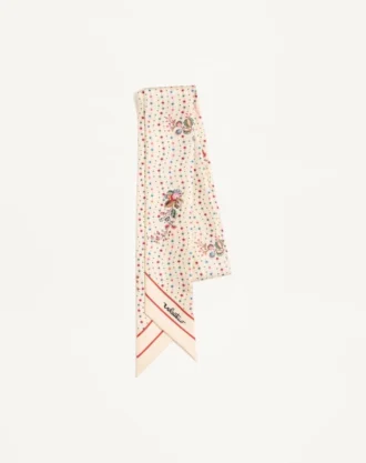 Pañuelo bandeau de seda Papier Floreal