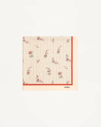 Pañuelo de seda Papier Floreal