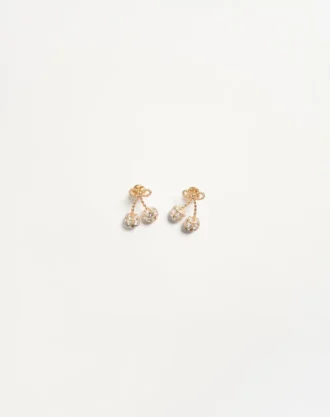 Pendientes Cherryfic de metal y cristal Swarovski®