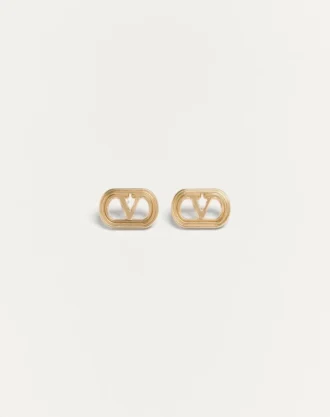 Pendientes Ovalette de metal de Valentino Garavani