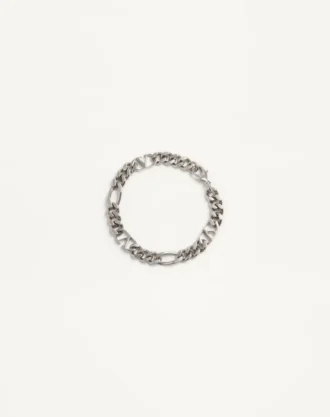 Pulsera de metal con el logotipo VLogo