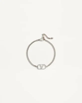 Pulsera metálica con el logotipo de Valentino Garavani