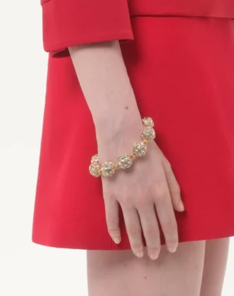 Pulsera Poetiques Des Gouttes de metal y cristal Swarovski®