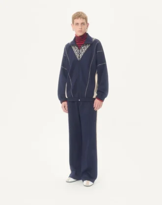 Pantalones de acetato Valentino con parche VLogo